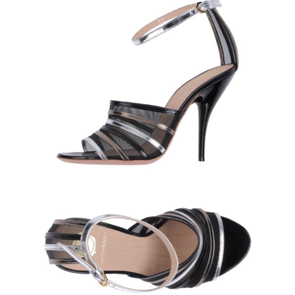 VIKTOR & ROLF mesh black heels SZ 10.5